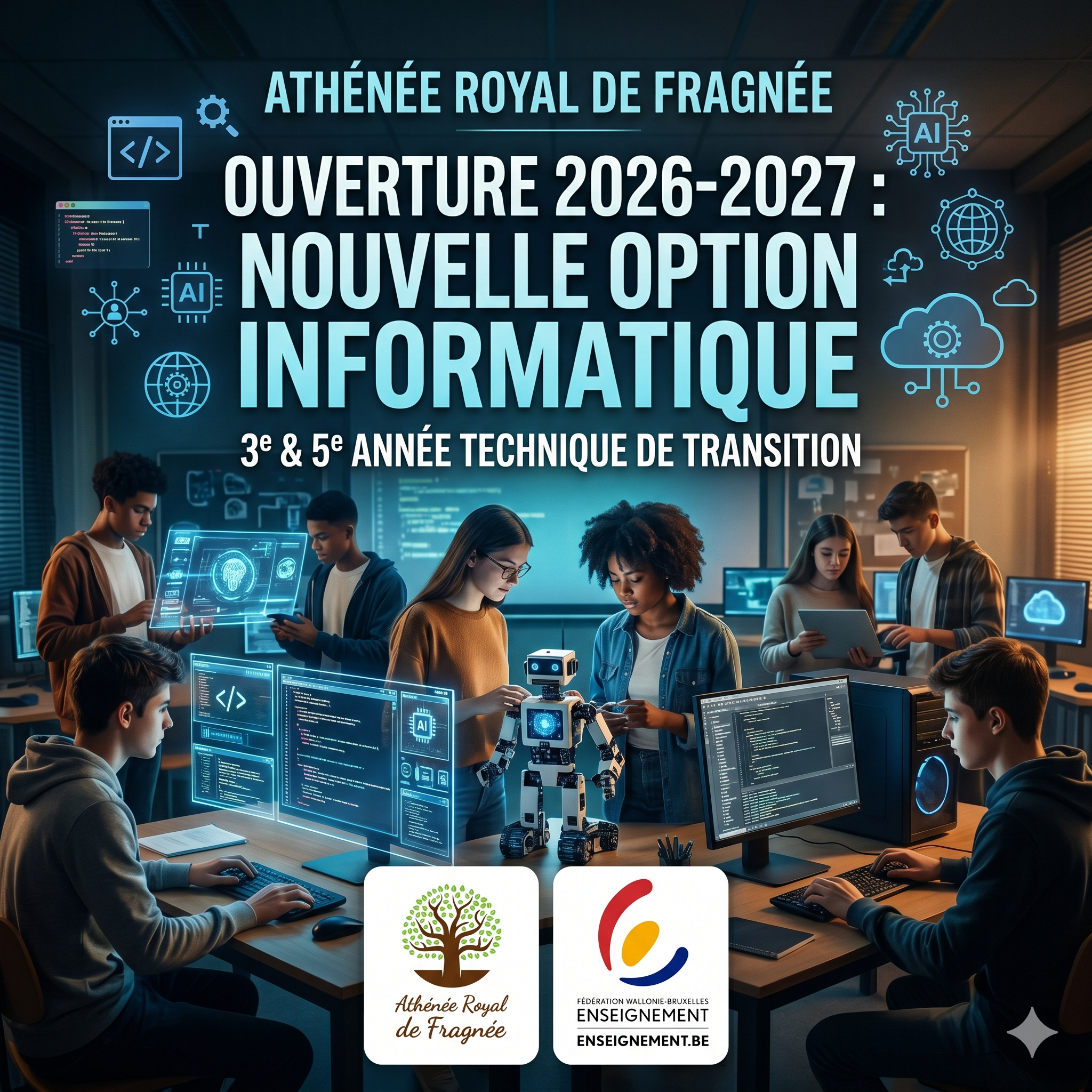 Publicité option Informatique